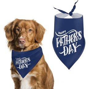 عيد أب سعيد الكلب bandanas pet kerchief وشاح قابلة للتعديل مثلث المرايل وشاح العكس للكلاب جرو القطط