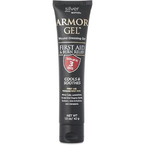 Silver Biotics Armor Gel Wound Dressing Gel | First Aid + Burn Relief 24 PPM Silver Gel | 1.5 oz