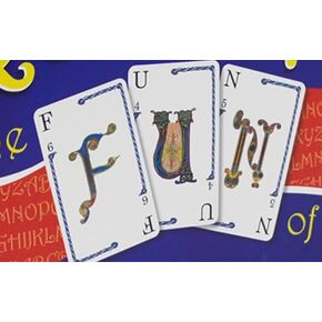 لعبة بطاقة كلمة لحفلة عائلة Quiddler 1-8