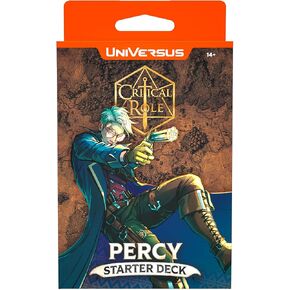 Universus: الدور الحاسم: أبطال Exandria - Percy Starter Deck - على استعداد للعب Deck Deck ، لعبة البطاقات القابلة للمعركة في بناء السفينة ، مرخصة