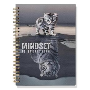 GTYNU Motivational Inspirational Spiral Notebook, Mindset is Everything Journal, Motivational Inspirational Gifts for Women Men, Bulk Encouragement Notebooks, 5.5x8.3 Inch