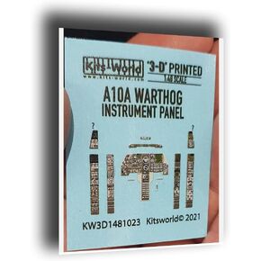 KITS World KW3D1481023 1/48 3D Secal Cockpit Instrument Panell A10A Warthog