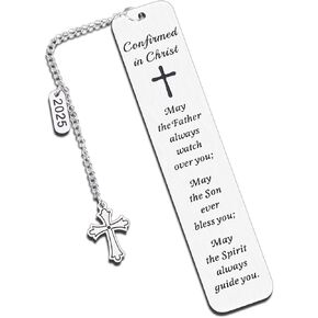 Confirmation Gifts for Teen Girls Catholic Confirmation Bookmarks for Godson Goddaughter 2025 Confirmed Gift for Teenager Boys Christian Bible Bookmarks Confirmed in Christ Bookmark