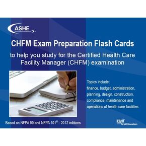 بطاقات فلاش امتحان ASHE CHFM: المعرفة والذاكرة لإدارة مرفق الرعاية الصحية