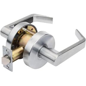 Dynasty Hardware AUG-30-26D Grade 2 Commercial Duty Passage Lever, ADA, Satin Chrome Finish