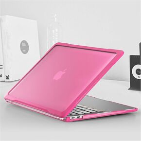 Compatible with MacBook Air 13 inch Case 2022-2018 M1 A2337 A2179 A1932 Touch ID, Carbon Fiber Edges Heavy Duty Rugged Shockproof Protective Hard Shell Case & Keyboard Cover, Black