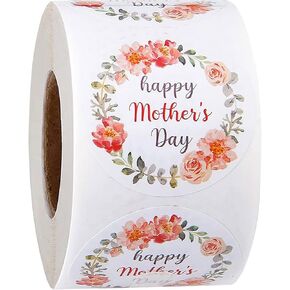 ملصقات Totelux Happy Mother's Day ملصقات Seal Seal ملصقات ملصقات زهرة ملصقات لذاتها لأمه