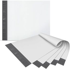 Fosmon 19x24 (50 Pack) Large Poly Mailers, Self-Seal Tear-Proof Waterproof Strong Adhesive Shipping Envelopes Bags for Clothing, Business Suppliers