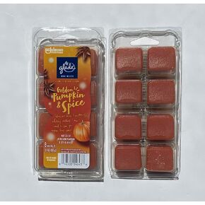 Glade Golden Pumpkin & Spice Wax Melts 2 Pack 3.1 oz Each Wax Cubes