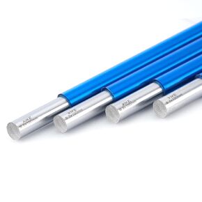 XiKe 2PCS 8mm x 350mm Steel Rod Case Hardened Chrome Plated Linear Motion Rods Linear Rail Rod Shaft - Metric H8 Tolerance