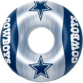 Bigmouth Dallas Cowboys 36 "تجمعات قابلة للنفخ تطفو رسميًا على أنبوب الترس الداخلي للبالغين والمراهقين للبالغين والمراهقين