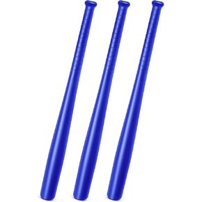 Liliful 3 Pcs Plastic Baseball Bat 29.5 Inch Baseball Bat Solid Lightweight Plastic Bat with Molded Plastic Grip Handle for Daily Baseball Practice Festival Gift Party Decoration