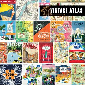 RE-MARKS 1950S POP POP GUZZLE ، أحجية 1000 قطعة لجميع الأعمار ، لغز Jigsaw العائلي