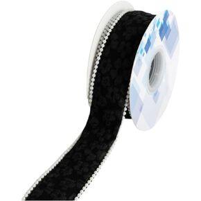 5 Yards Pearl Lace Trim Embroidered Flower Beaded Lace Ribbon for Crafts Sewing and DIY Decoration Bridal Wedding Gift Wrapping
