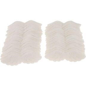 50pcs Lovely Angel's Wing Craft Baby Girl Shower Applique Fabric Trim Decorations