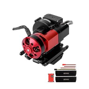 RCAWD 2204 2800KV 2 Speed Brushless Motor Transmission Brushless Gearbox Kit with 30A Brushless Esc Pedals for 1/18 TRX4M Series Upgrades Part