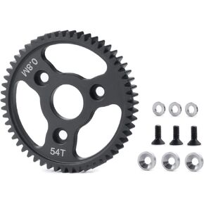 Gear Spec Gear 58t Main Gear 0.8m 32p لـ 1/10 Tra-xxas E-Revo Rally Vxl Slash 4x4 جميع الإصدارات Stampede 4x4 Vxl Summit T-Maxx (58t)
