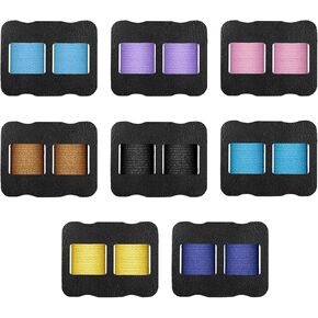 8 Pack Pen Loop Holder حامل قلم رصاص لاصقة للحافظة على دفتر الحوادث ، أصحاب الأقلام المرنة المزدوجة للمجلة ، المخطط ، التقويم ، الكتاب