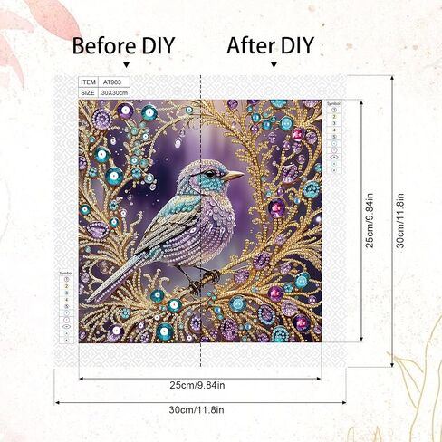 Tontut Diamond Art Painting Kit, Chick, Adult 5D DIY Diamond Art Set for Gift Wall Decoration, Suitable for Office, or Home Wall Decoration in Saudi Arabia