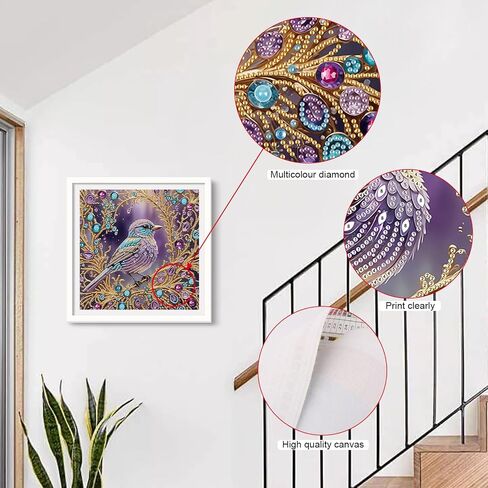 Tontut Diamond Art Painting Kit, Chick, Adult 5D DIY Diamond Art Set for Gift Wall Decoration, Suitable for Office, or Home Wall Decoration in Saudi Arabia