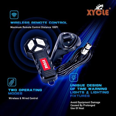 13,500LBS12V Electric Winch ATV/UTV Off-Road Winch Synthetic Rope Electric Winch Traction Winch Tugboat Winch SUV 4-Drive Off-Road Vehicle in Kuwait