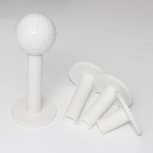 LeFeng Sports Golf Rubber Tees Holder Set, Mixed Size Durable and Hight Elastic Driving Range Tees, Colorful Golf Tees for Golf Practice Mat in Kuwait