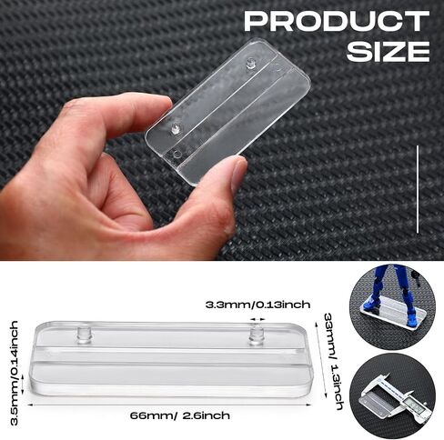 100 Pcs Action Figure Stand Clear Display Feet Stands with Peg Stand Base Action Figure Accessories Assembly Figure Stand Fit for Most 6 Inch Figures (Round) in Kuwait