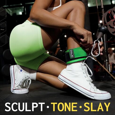 Ankle Straps for Working Out - Revitalize Your Lower Body Sculpting with Comfortable and Durable Ankle Strap for Cable Machine Pair - LiteMotion by FIGHTECH in Saudi Arabia