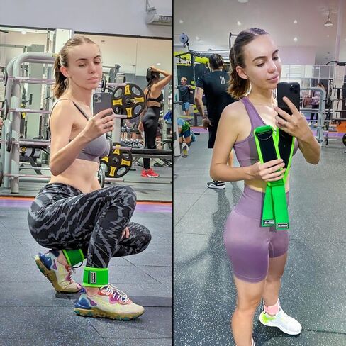 Ankle Straps for Working Out - Revitalize Your Lower Body Sculpting with Comfortable and Durable Ankle Strap for Cable Machine Pair - LiteMotion by FIGHTECH in Saudi Arabia