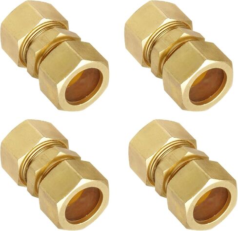 PAKA TOOLS 5/8-Inch OD Compression Union,Brass Compression Fitting (3 PCS) in Kuwait