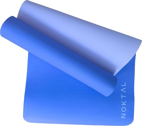 NOKTAL - Pilates Yoga Mat - ECO Friendly - High Density 6MM EXTRA THICK Yoga Mat - Non Slip - Workout Mat for Yoga, Pilates,Meditation and Floor Exercises in Saudi Arabia