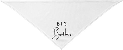 Big Brother Dog Bandana,Pregnancy Announcement,Gender Reveal Pet Scarf Accessories for Dog Lover Gifts (White) in Saudi Arabia