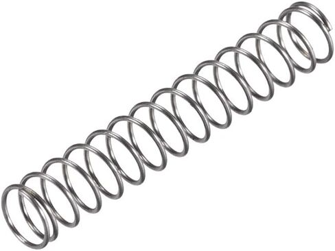 uxcell Compression Spring,6mm OD, 0.5mm Wire Size, 22mm Compressed Length, 40mm Free Length,8N Load Capacity,Gray,10pcs in Saudi Arabia