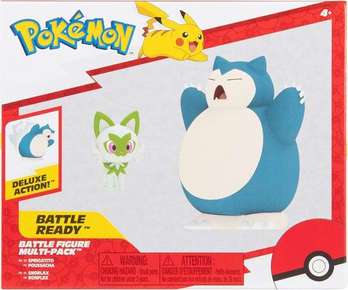 Pokemon Battle Figure 2 Pack - 2-Inch Eevee and 4.5-Inch Scyther Battle Ready Figures in Kuwait