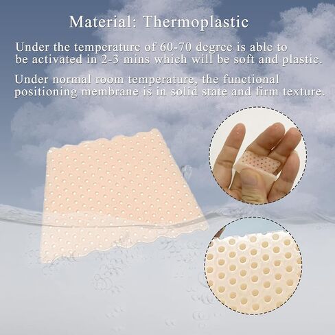 Thermoplastic Nasal Splints, Nose External Support Protector for Nose Brace Fracture, Rhinoplasty Septoplasty, ENT, Orthopedic Immobilization, Corrugated Shape, 5 PCS (S) in Saudi Arabia