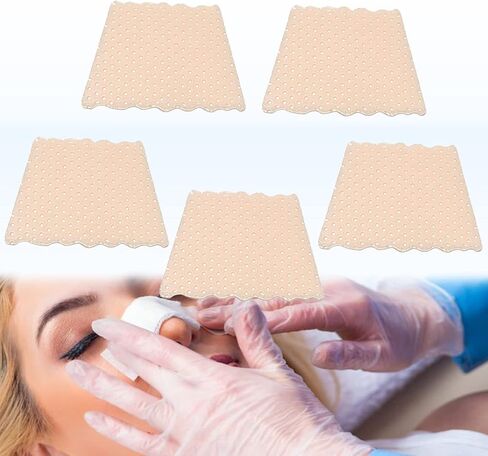 Thermoplastic Nasal Splints, Nose External Support Protector for Nose Brace Fracture, Rhinoplasty Septoplasty, ENT, Orthopedic Immobilization, Corrugated Shape, 5 PCS (S) in Saudi Arabia