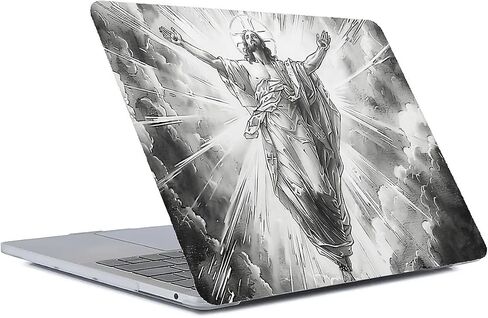 for MacBook Air 15 Inch of Clear Case Sun and The Moon Shine Against Patterns 2023 Version of M2 A2941/M4 A3241 Plastic Hard Shell Clear Computer Case in Kuwait