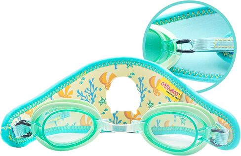 Booggles, Anti-Fog Kids Swim Goggles, Adjustable Kid and Toddler Goggles, Kids Swimming Goggles with Thick Strap in Saudi Arabia