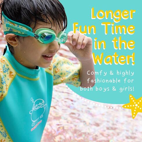 Booggles, Anti-Fog Kids Swim Goggles, Adjustable Kid and Toddler Goggles, Kids Swimming Goggles with Thick Strap in Saudi Arabia