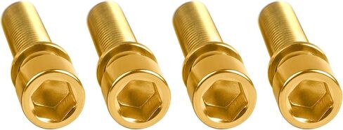 Titanium M7 32mm 1.0mm Pitch Allen Hex Socket Head Bolt Screw with Washer Pack of 4(Silver) in Kuwait