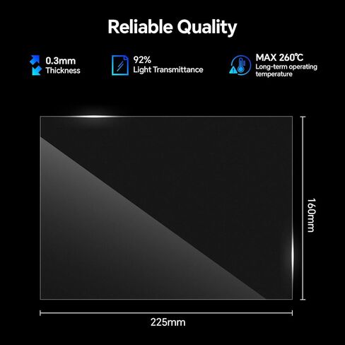 ELEGOO 5PCS PFA Release Liner Film 146 * 195mm with 0.127mm Thickness and Stronger Release Functionality,Compatible with Mars 3/Mars 3 Pro/Mono 2 in Kuwait