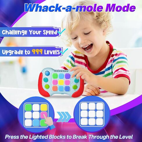 Electric Fidget Push It Light Up Kids Games|Bop Outdoor Toys for Ages 8-13 Year Old Girls and Boys Birthday Gifts|Handheld Sensory Toys for Kids with Autism in Saudi Arabia