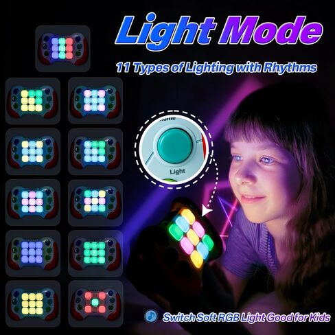 Electric Fidget Push It Light Up Kids Games|Bop Outdoor Toys for Ages 8-13 Year Old Girls and Boys Birthday Gifts|Handheld Sensory Toys for Kids with Autism in Saudi Arabia