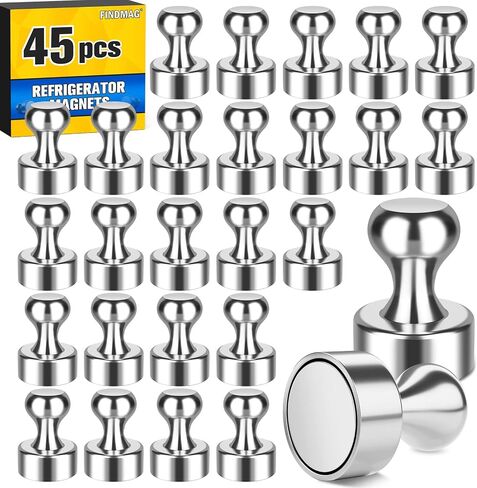FINDMAG 16 Pack Magnets for Whiteboard, Fridge Magnets, Small Magnets, Refrigerator Magnets, Neodymium Magnets for School, Home, Garage, Crafts in Saudi Arabia