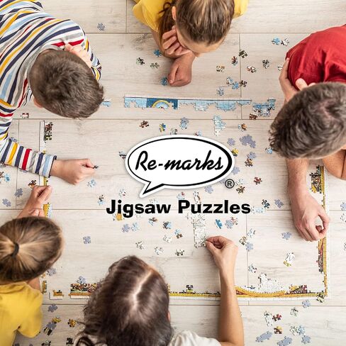 Re-Marks 1950s Pop Culture Puzzle, 1000-Piece Puzzle for All Ages, Family Jigsaw Puzzle in Saudi Arabia