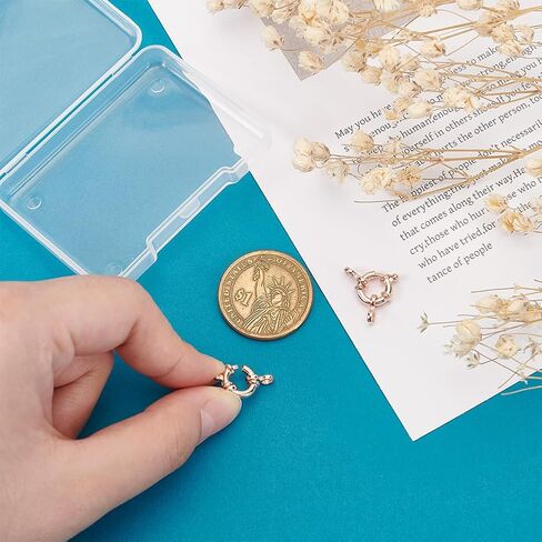 PH Pandahall 925 Clasps Silver Silver Spring Clasps 2pcs مجوهرات الربيع المشابك 10 مم موصلات رابط المجوهر in Kuwait