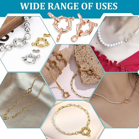 PH Pandahall 925 Clasps Silver Silver Spring Clasps 2pcs مجوهرات الربيع المشابك 10 مم موصلات رابط المجوهر in Kuwait