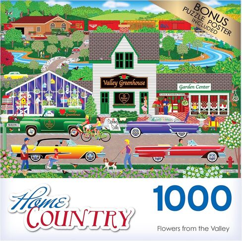 RoseArt - Home Country - Flowers from The Valley - 1000 Piece Jigsaw Puzzle for Adults in Saudi Arabia
