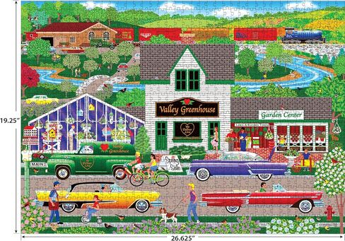 RoseArt - Home Country - Flowers from The Valley - 1000 Piece Jigsaw Puzzle for Adults in Saudi Arabia