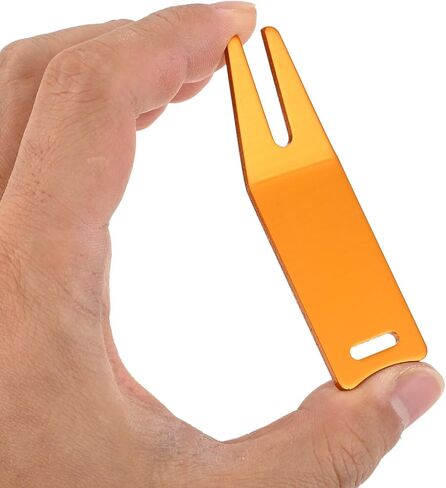 MUXSAM Golf Divot Repair Tool, Portable Golf Green Divot Fork, Metal Bending Golf Divot Tools, Curved Golf Green Repair Accessories for Men Women Golf Lovers in Saudi Arabia